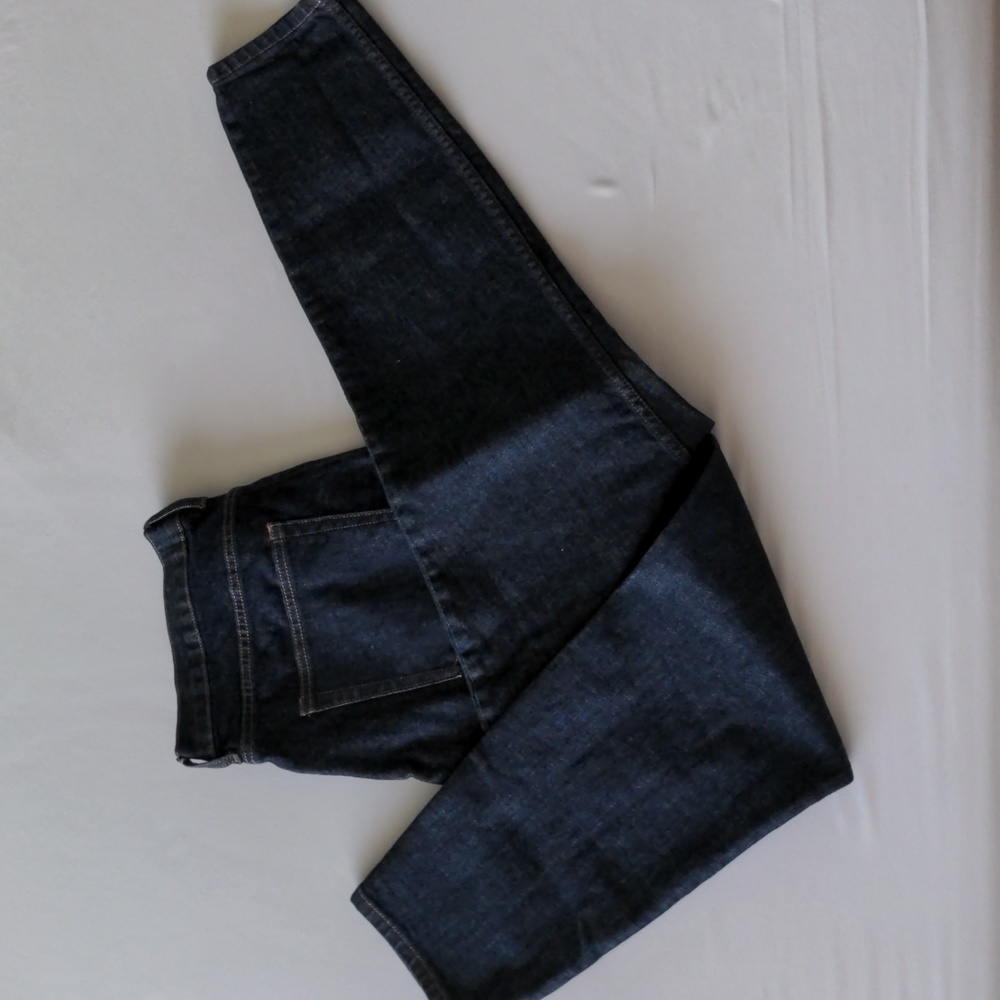 Everlane High Rise Skinny Jean in Dark Indigo